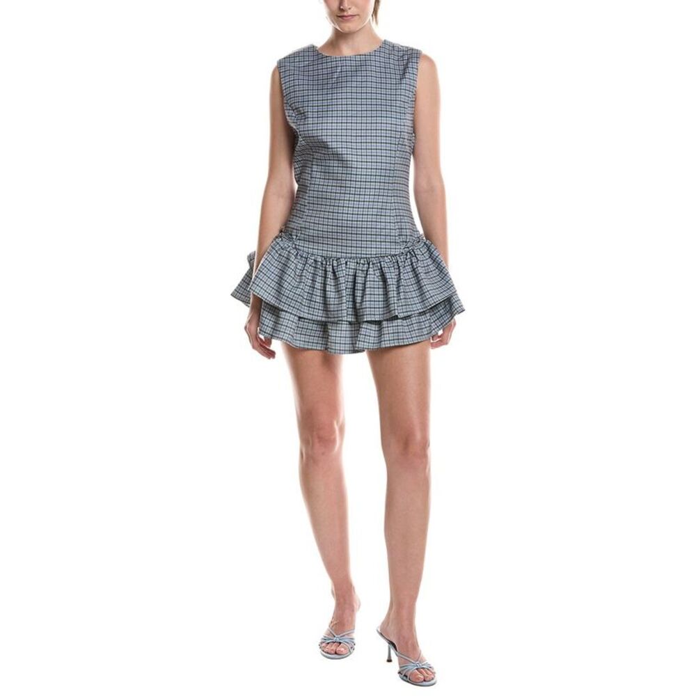 Hl Affair Womens  Sleeveless Mini Dress, Grey
